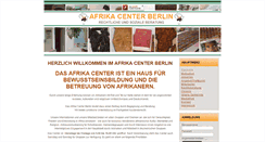 Desktop Screenshot of afrika-center-berlin.com